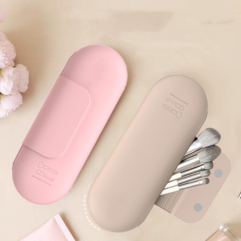 Cosmetic Bags - Make-upborsteltas voor dames Siliconen reiscosmetische borstels