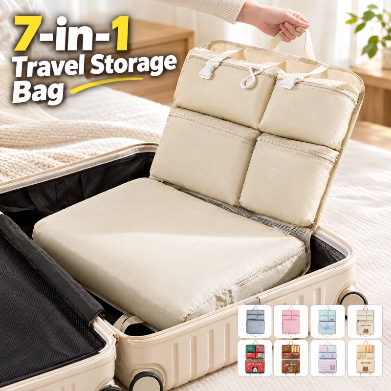 Luggage - 7-in-1 reistas, draagbare organizer voor ondergoed,