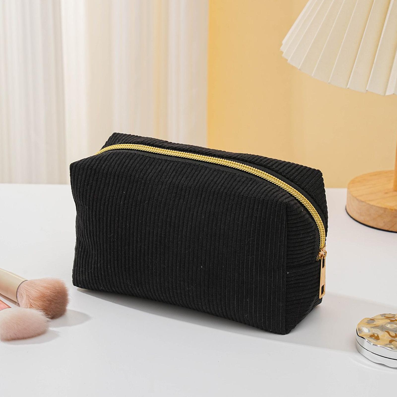 Grote capaciteit etui van cord - Cosmetic Bags recensie en prijs