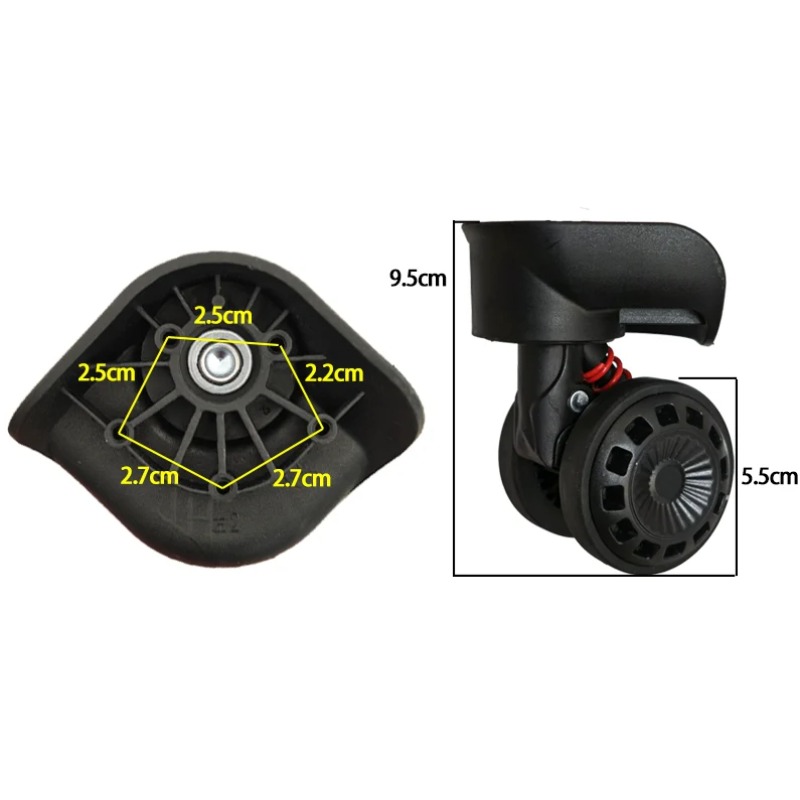 Vervangingswiel voor bagage, u - Silent Replacement Luggage Wheels recensie en prijs